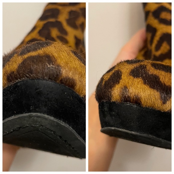 The Wishbone Collection Leopard booties size 8 - Picture 13 of 16